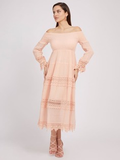 Декольтированное Платье С Отделкой Макраме Guess