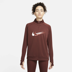 Женская толстовка Dri-FIT Swoosh Half Zip Run Running Jersey Nike