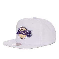 Кепка Los Angeles Lakers Winter White Snapback Mitchell and Ness