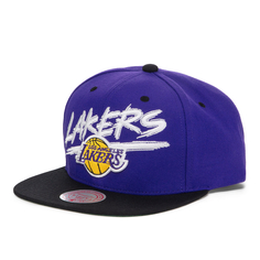 Кепка Los Angeles Lakers Transcript Snapback Mitchell and Ness