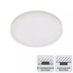 Спот встраиваемый/накладной светодиодный влагозащищенный Inspire Manoa 10.1 Вт, 173 мм, нейтральный белый свет, цвет белый
