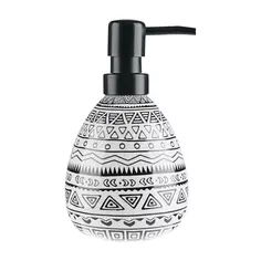 Дозатор для жидкого мыла Moroshka Nomads цвет белый чёрный