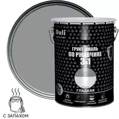 Грунт-эмаль по ржавчине 3 в 1 Dali Special гладкая цвет серый 5 кг RAL 7004