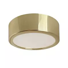 Светильник точечный светодиодный накладной CK80-6H 3 м² белый свет цвет глянцевое золото СВЕТКОМПЛЕКТ