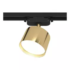 Трековый светильник спот поворотный Ritter Artline 85x55мм под лампу GX53 до 4м² металл цвет золото