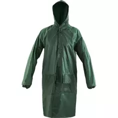 Плащ-дождевик с капюшоном нейлон размер 50-52 цвет зеленый Без бренда