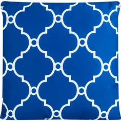 Подушка декоративная Nika Haushalt «Скандинавский» 39x39 см цвет синий Без бренда