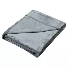 Плед Granit 2 140x200 см велсофт цвет гранит Столица текстиля