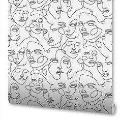Обои флизелиновые Wallsecret Picasso белые 1.06 м 8754-20