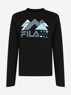 Лонгслив для мальчиков FILA, Черный