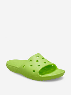 Шлепанцы детские Crocs Classic Crocs Slide K, Зеленый