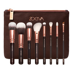 ROSE GOLDEN LUXURY Набор кистей в косметичке Zoeva