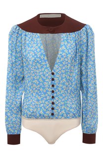 Шелковое боди Ulyana Sergeenko