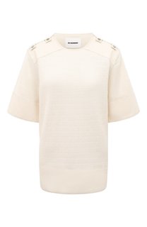Хлопковый пуловер Jil Sander