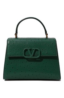 Сумка Vsling medium из кожи страуса Valentino