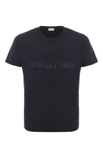 Хлопковая футболка Saint Laurent