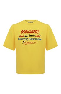 Хлопковая футболка Dsquared2