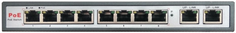 Коммутатор BAS-IP SH-20.8 неуправляемый PoE