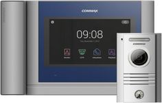 Комплект COMMAX CDV-704MHA/DRC-40KHD BLU аналогового видеодомофона высокого разрешения. Цвет: Синий/Серебристый