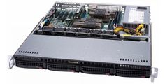 Серверная платформа 1U Supermicro SYS-6019P-MT (2x3647, C621, 8xDDR4, 4x3.5" HS, 2xGE, 500W,Rail)