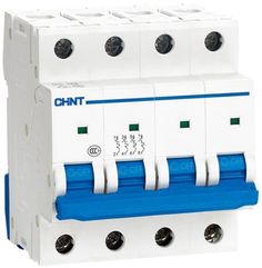 Автоматический выключатель модульный CHINT 179737 4P, тип характеристики B, 6А, 6кА, NB1-63 (R)