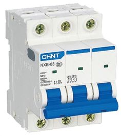 Автоматический выключатель модульный CHINT 814188 3P, тип характеристики D, 50А, 6кА, NXB-63 (R)