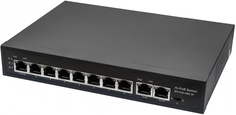 Коммутатор PoE NST NS-SW-8F2G-P Fast Ethernet на 10 RJ45 портов.