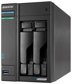 Сетевой накопитель данных ASUSTOR AS6602T 2-Bay NAS/Media player/J4125 2.0GHz up to 2.7GHz (Dual-Core ), 4GB SO-DIMM DDR4, noHDD(HDD,SSD),/2x1GbE(LAN)