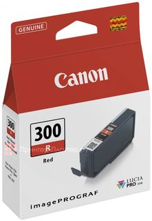 Картридж Canon PFI-300 R EUR/OCN красный