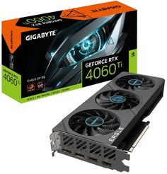 Видеокарта PCI-E GIGABYTE GeForce RTX 4060 Ti EAGLE OC (GV-N406TEAGLE OC-8GD) 8GB GDDR6 128bit 8nm 2310/18000MHz 2*HDMI/2*DP