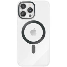 Чехол VLP Line Case with MagSafe для iPhone 14 Pro Max, чёрный
