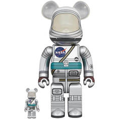 Фигура Bearbrick Medicom Toy - Project Mercury Astronaut 400% and 100%