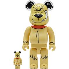 Фигура Bearbrick Medicom Toy - Wacky Races Muttley 400% and 100%
