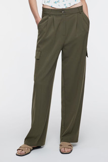 брюки женские Брюки прямые костюмные с карманами карго Befree
