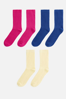 набор носков женских (3 пары) Набор носков высоких хлопковых цветных (3 пары) Befree