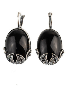 Серьги Бусики Колечки