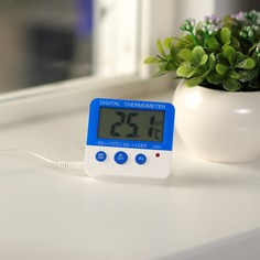 Термометр ltr-13, электронный, выносной датчик 90 см, белый Luazon Home