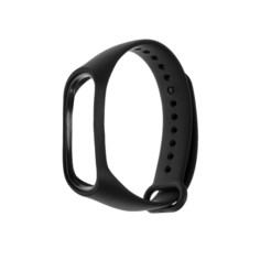 Ремешок для фитнес-браслета mi band 3/4 luazon, черный