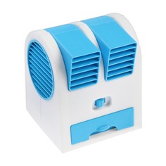 Вентилятор-кондиционер luazon lof-04, охлаждает и увлажняет воздух, 3хaa(не в компл),микс