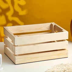 Кашпо - ящик деревянный 30х20х14,5 см сосна Дарим Красиво