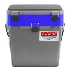 Ящик зимний yugana двухсекционный, цвет серо-синий