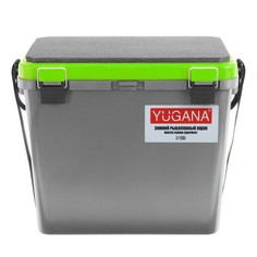 Ящик зимний yugana односекционный, цвет серо-салатовый