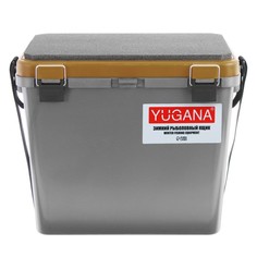Ящик зимний yugana односекционный, цвет серо-золотой