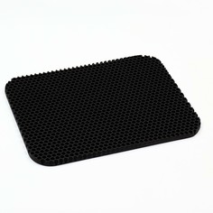 Коврик для животных eva, ячеиистый, 27 х 34 см, черный NO Brand