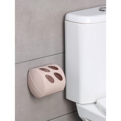 Держатель для туалетной бумаги keeplex light, 13,4×13×12,4 см, цвет бежевый топаз NO Brand