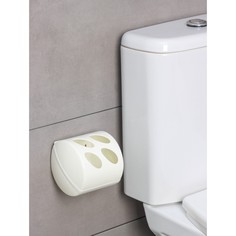 Держатель для туалетной бумаги keeplex light, 13,4×13×12,4 см, цвет белое облако NO Brand