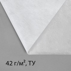 Материал укрывной, 5 × 3,2 м, плотность 42 г/м², с уф-стабилизатором, белый, greengo, эконом 20%