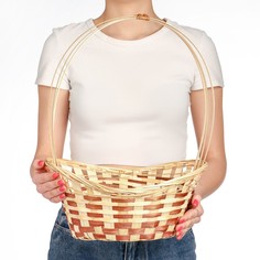 Корзина плетеная NO Brand