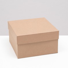 Подарочная коробка крафт, 20 х 20 х11,5 см Upak Land