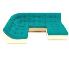 Угловой модульный диван Монреаль-8 КиС Мебель